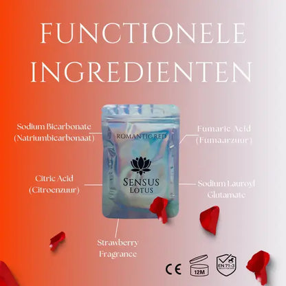Sensus Lotus: Magisch badpoeder - 60 gr. - Romantic Red