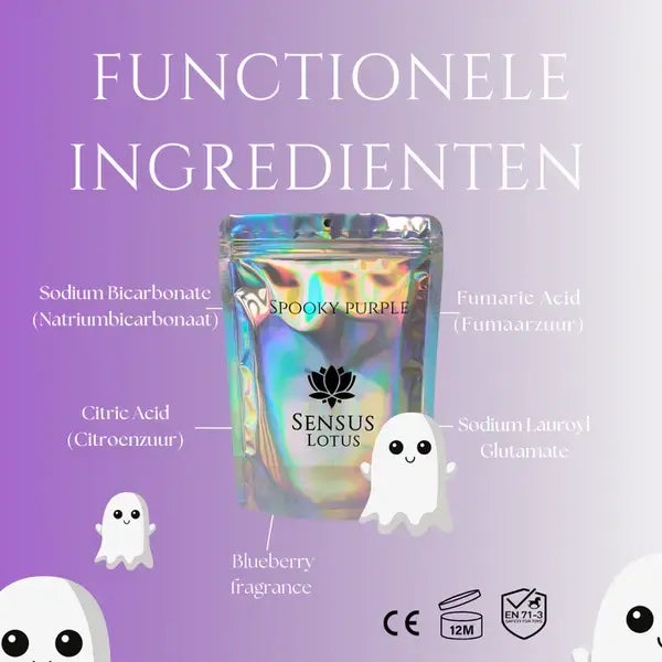 Sensus Lotus: Magisch badpoeder - 60 gr. - Spooky purple