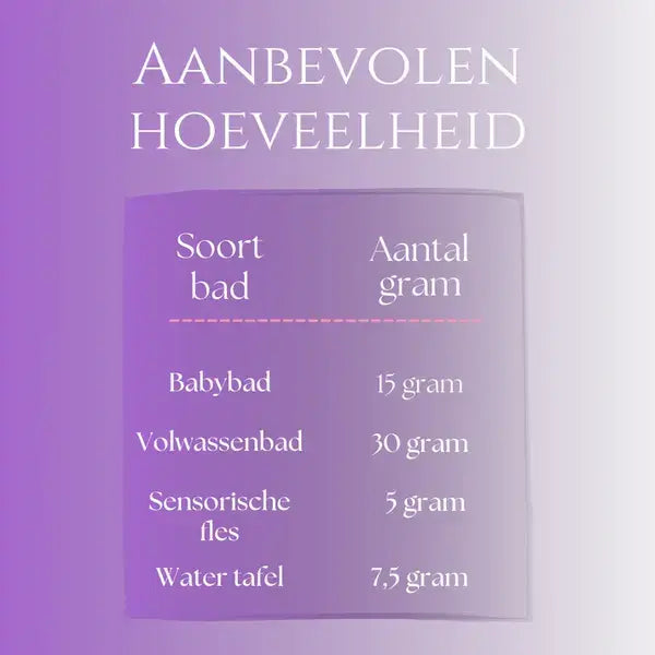 Sensus Lotus: Magisch badpoeder - 60 gr. - Spooky purple