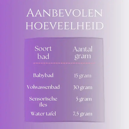 Sensus Lotus: Magisch badpoeder - 60 gr. - Spooky purple