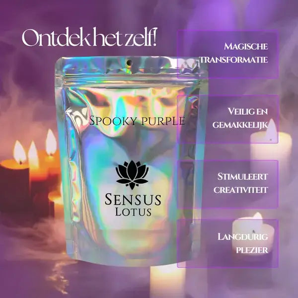 Sensus Lotus: Magisch badpoeder - 60 gr. - Spooky purple