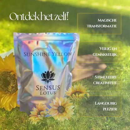 Sensus Lotus: Magisch badpoeder - 60 gr. - Sunshine yellow
