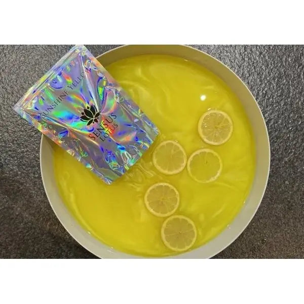 Sensus Lotus: Magisch badpoeder - 60 gr. - Sunshine yellow