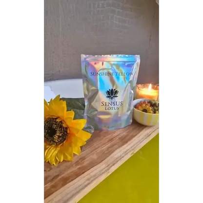 Sensus Lotus: Magisch badpoeder - 60 gr. - Sunshine yellow