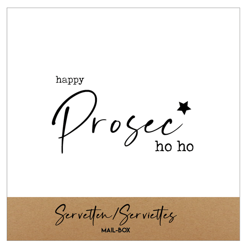 Mail-box servetten: Happy Prosec Hoho
