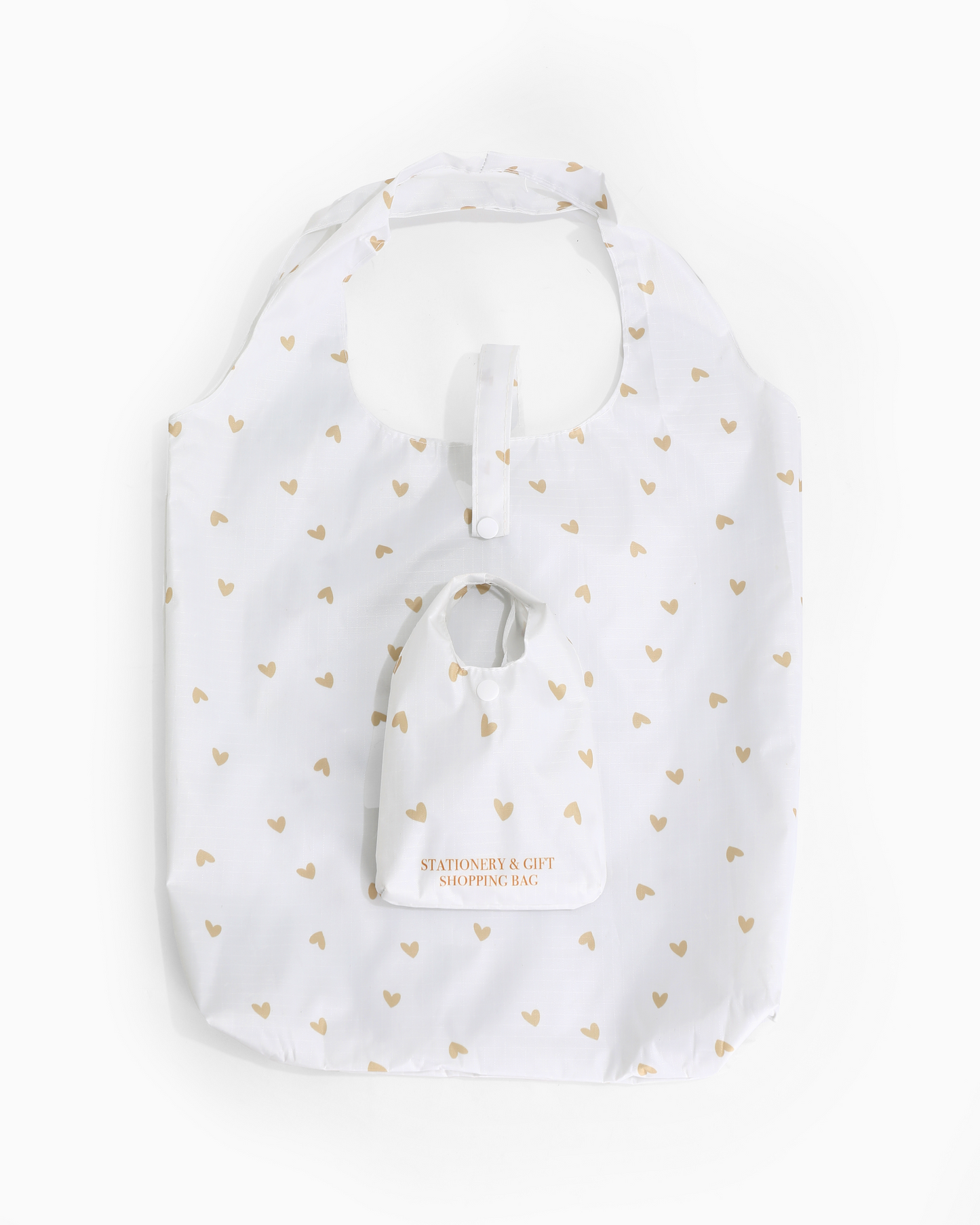 Stationery & gift: Shopping bag - hartjes