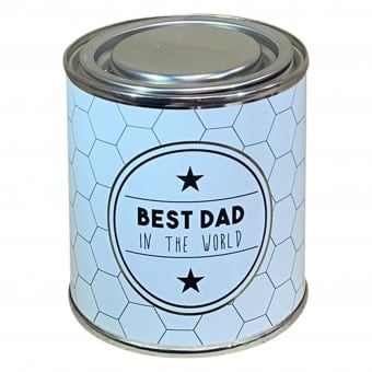 The big gifts: snoepblikje Best dad in the world