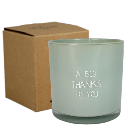 My Flame: SOJAKAARS - A BIG THANKS TO YOU - GEUR: MINTY BAMBOO