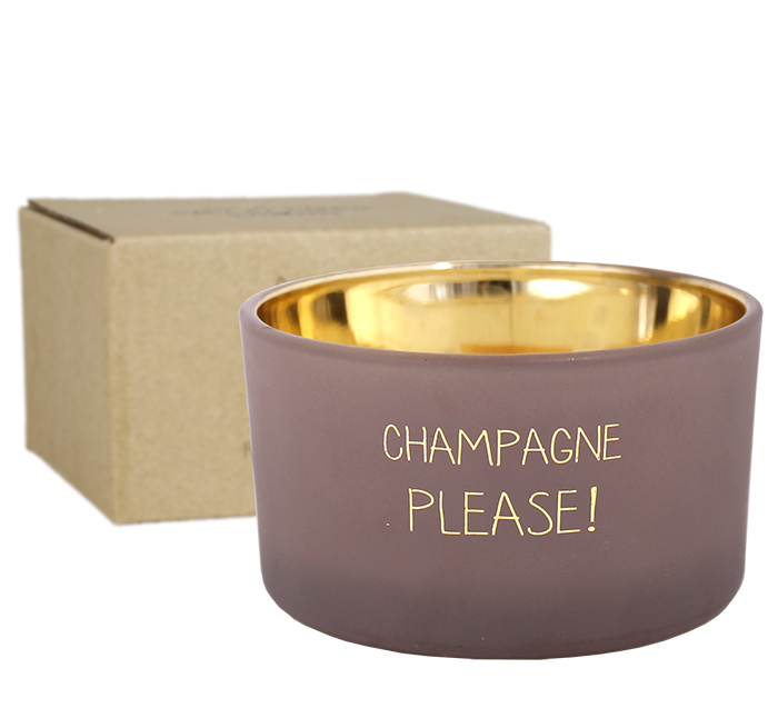 My Flame: SOJAKAARS - CHAMPAGNE PLEASE - GEUR: FIG'S DELIGHT