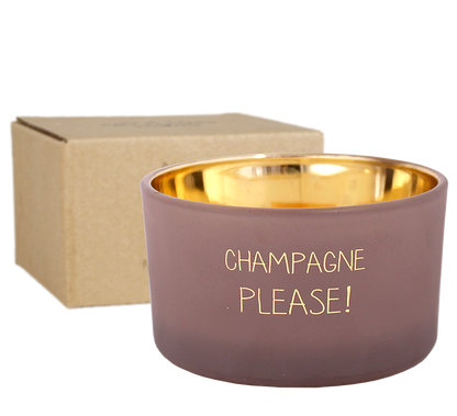 My Flame: SOJAKAARS - CHAMPAGNE PLEASE - GEUR: FIG'S DELIGHT