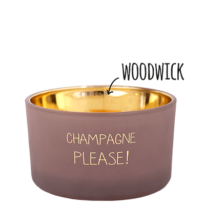 My Flame: SOJAKAARS - CHAMPAGNE PLEASE - GEUR: FIG'S DELIGHT
