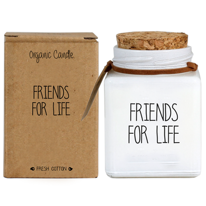 My Flame: SOJAKAARS - FRIENDS FOR LIFE - GEUR: FRESH COTTON
