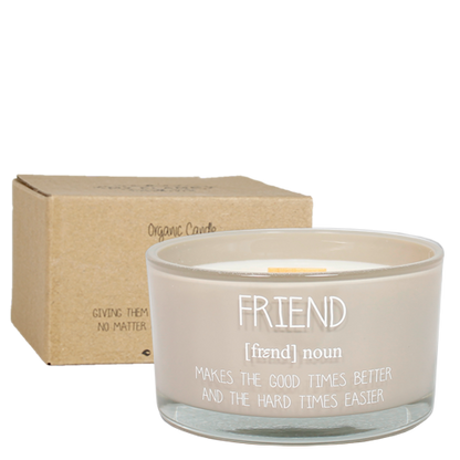 My Flame: SOJAKAARS - FRIENDS - GEUR: FIG'S DELIGHT