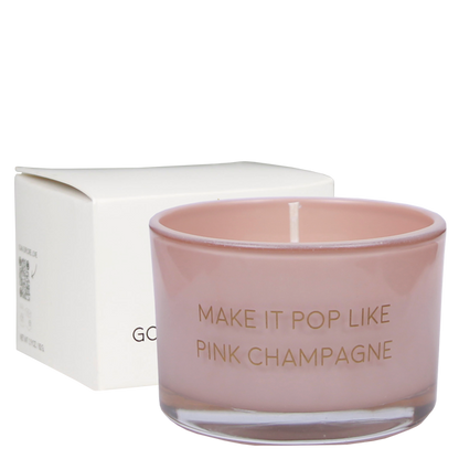 My Flame: Sojakaars: Make it pop like pink champagne - green tea time
