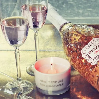 My Flame: Sojakaars: Make it pop like pink champagne - green tea time