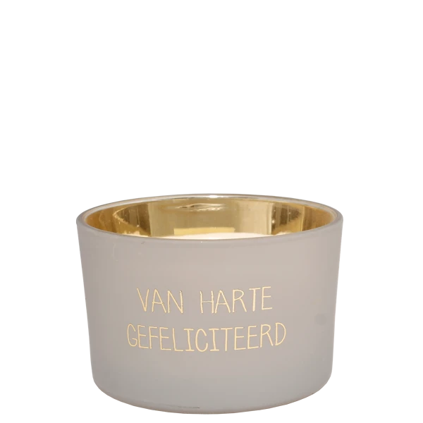 My Flame: SOJAKAARS - VAN HARTE GEFELICITEERD - GEUR: AMBER'S SECRET