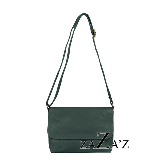 Zaza'z: handtas grijs/blauw