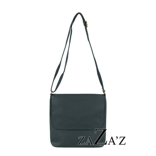Zaza'z: handtas - grijs/blauw