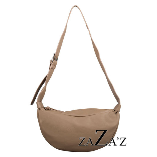 Zaza'z: handtas - bruin