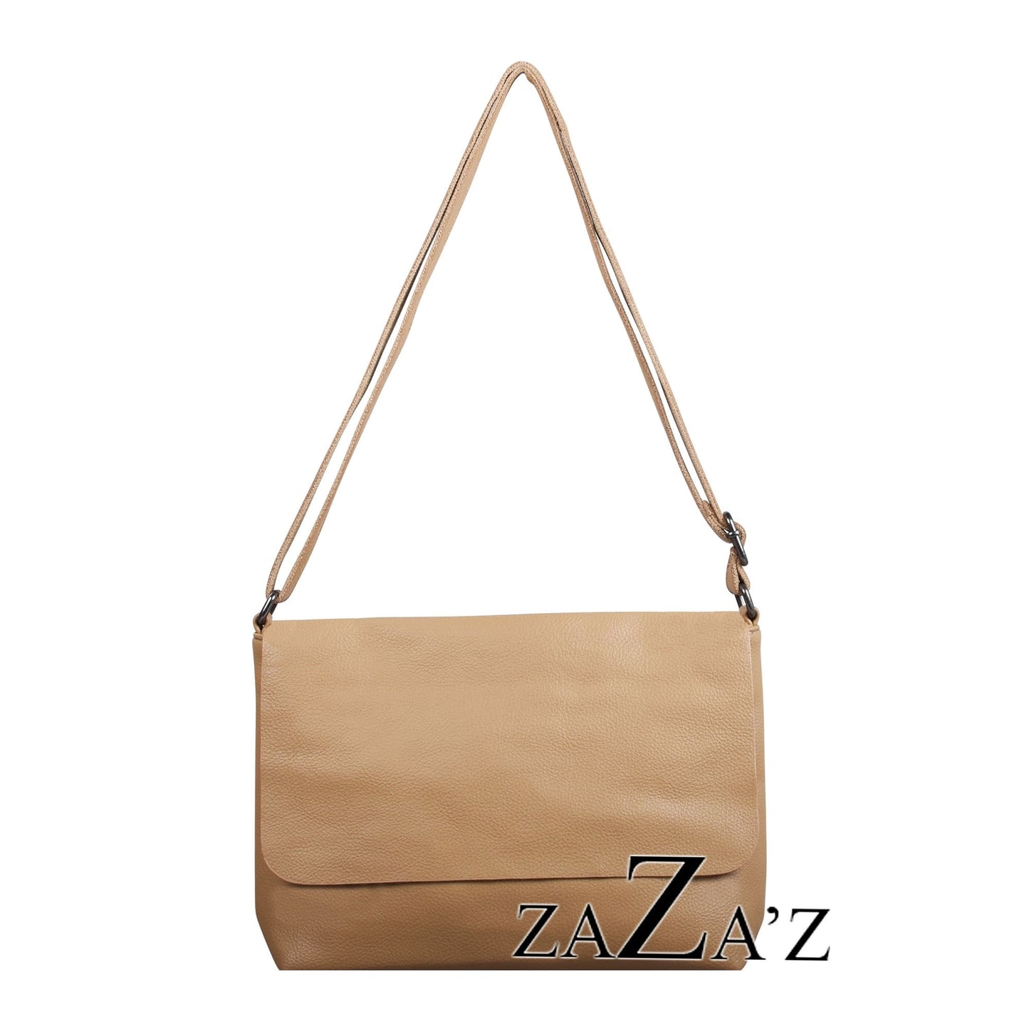 Zaza'z: handtas - zandkleur