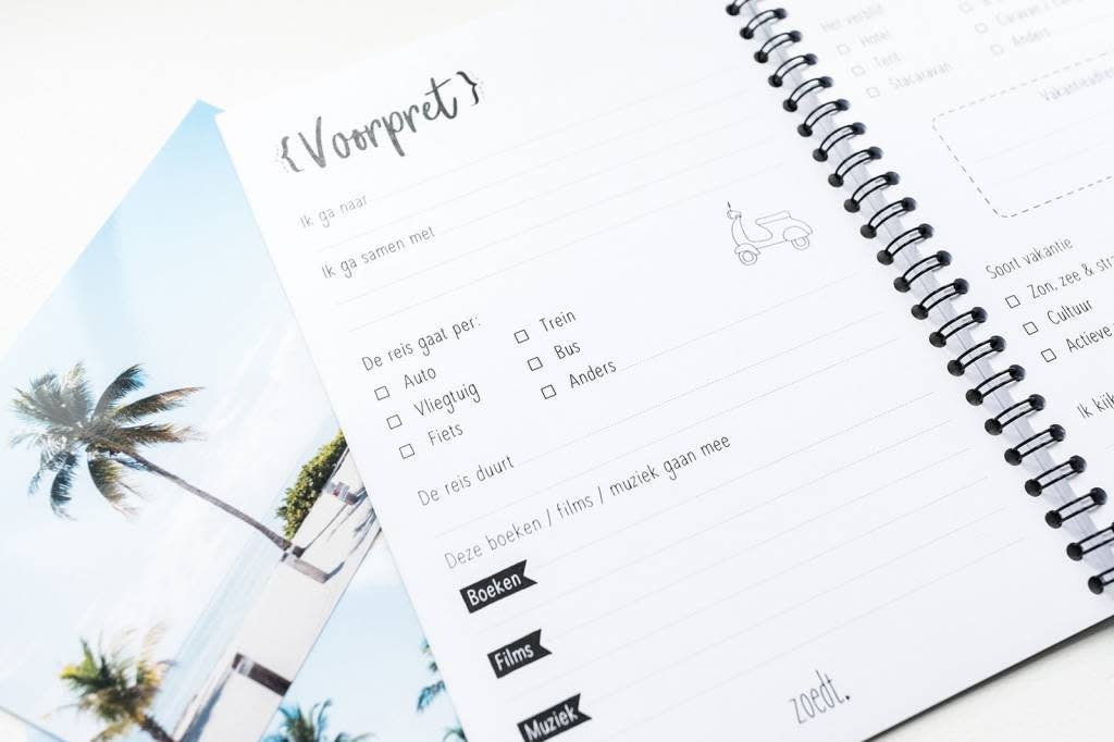 Zoedt: Mijn vakantie invulboek