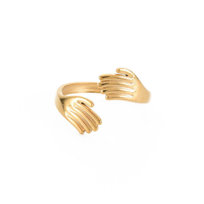 Verstelbare ring in roestvrij staal - handen