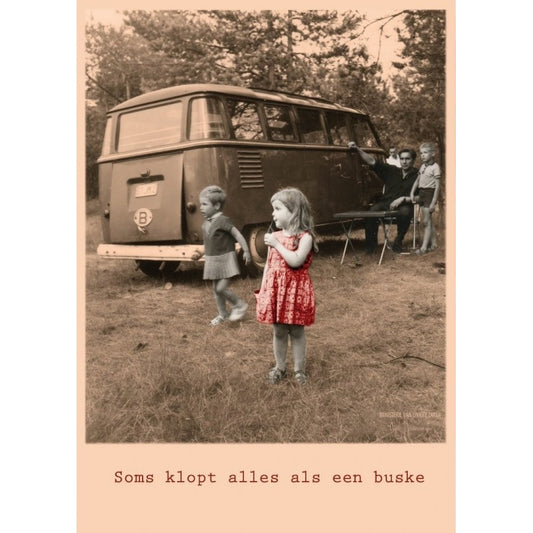 ministerie van unieke zaken: kaart a6 - soms klopt alles als een buske