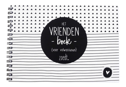 zoedt vriendenboek volwassenen
