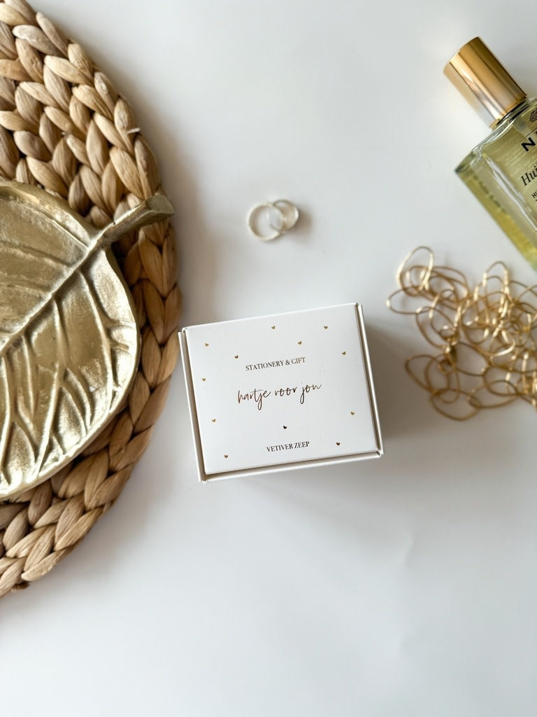 Stationery & gift: Zeep Hartje voor jou