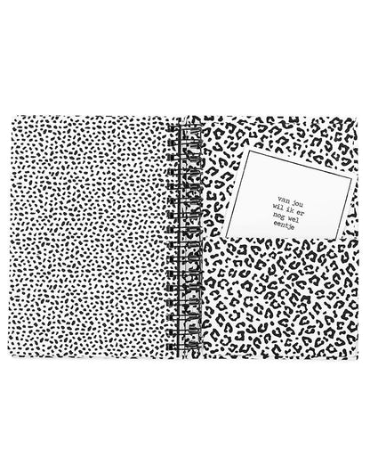 Zoedt Bullet journal Geniet met panter patroon