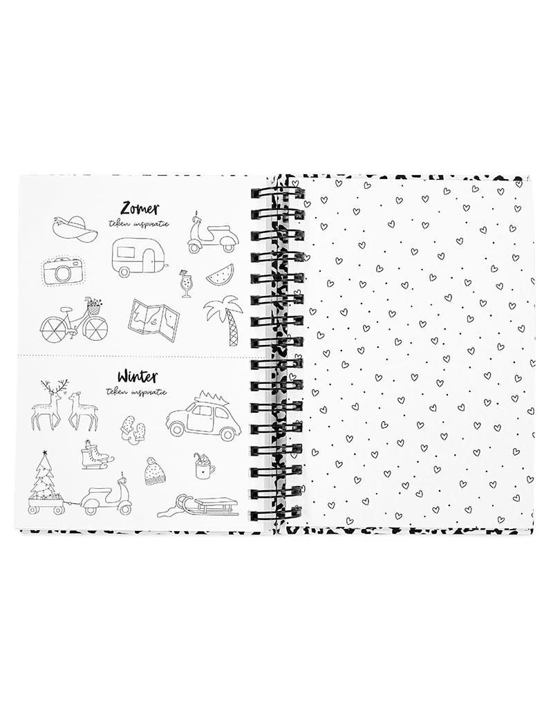 Zoedt Bullet journal Geniet met panter patroon