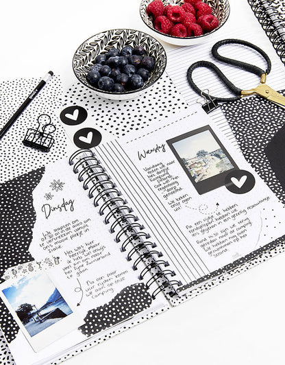 Zoedt Bullet journal Geniet met panter patroon