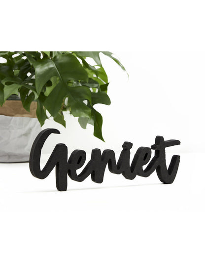 Zoedt: GENIET van zwart hout