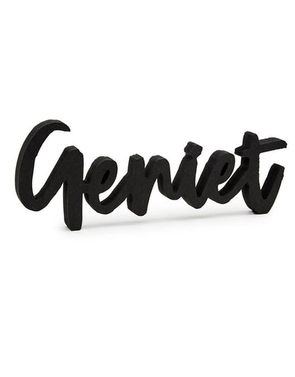 Zoedt: GENIET van zwart hout