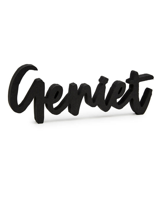 Zoedt: GENIET van zwart hout
