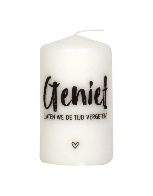 zoedt kaars klein  Geniet (laten we de tijd vergeten)