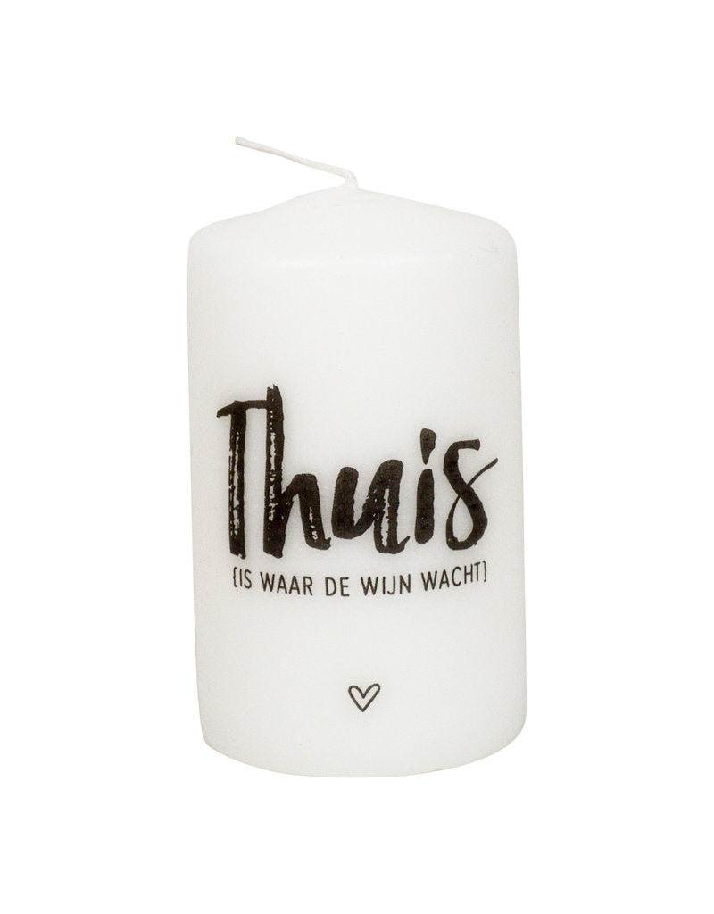 zoedt: kaars Thuis (is waar de wijn wacht)