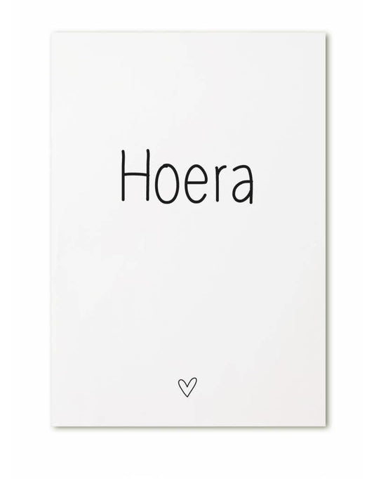 Zoedt: kaart a6 - Hoera