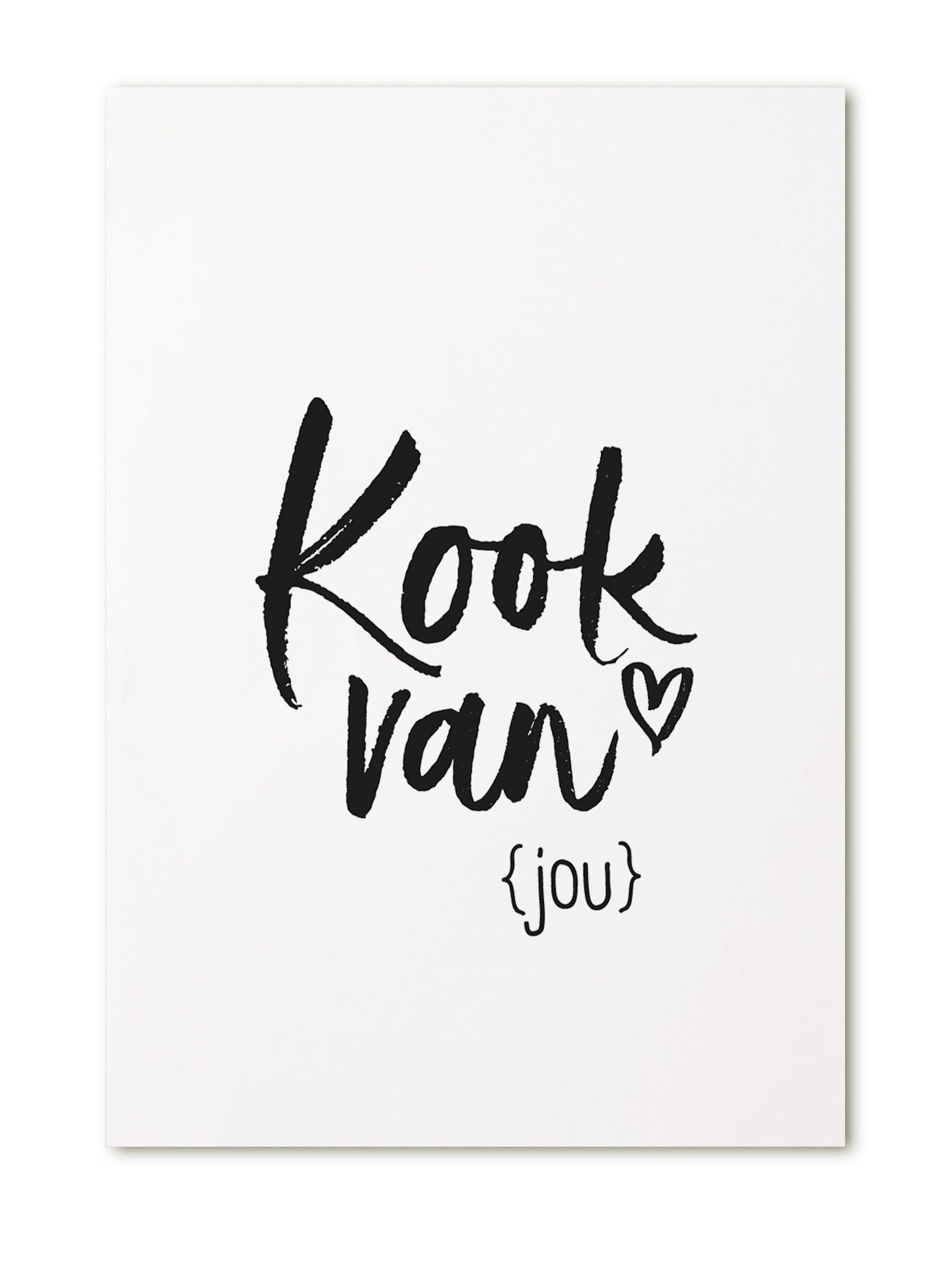 Zoedt: Kaart a6 - Kook van jou