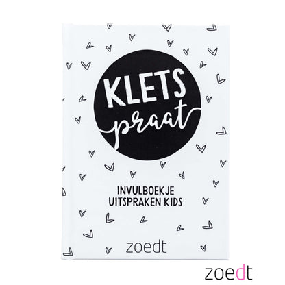zoedt kletspraat invulboekje