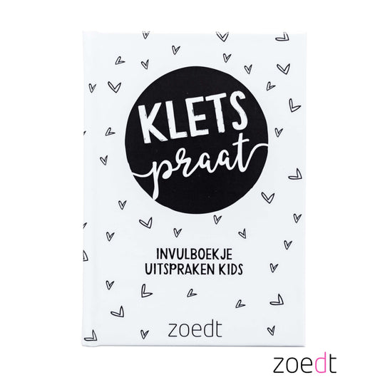zoedt kletspraat invulboekje