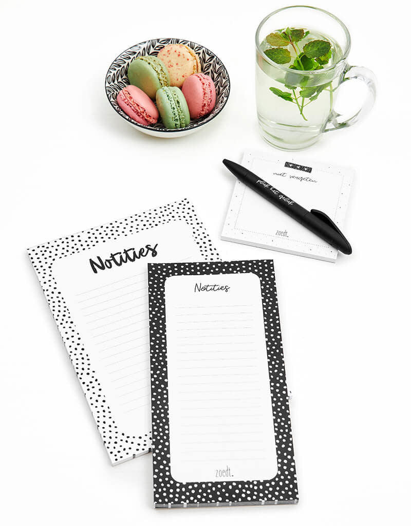 Zoedt: Notitieblok A5 Notities - dots patroon