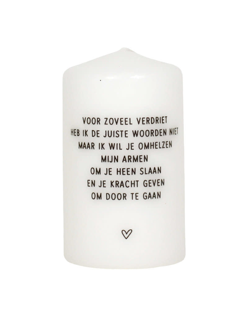 Zoedt: kaars klein Voor zoveel verdriet