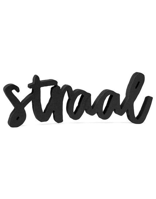 Zoedt: STRAAL van zwart hout