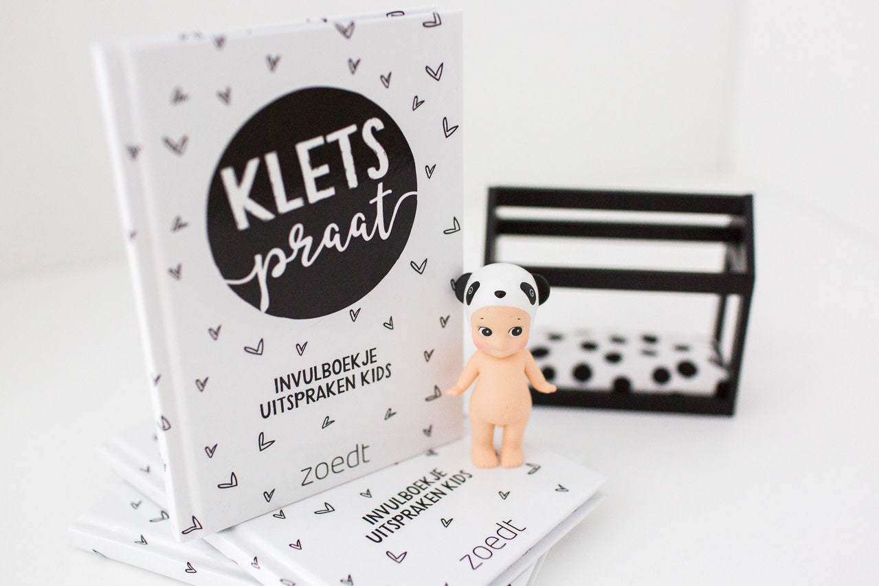 zoedt kletspraat invulboekje